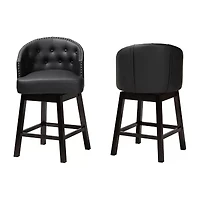 Theron 2-pc. Counter Height Bar Stool