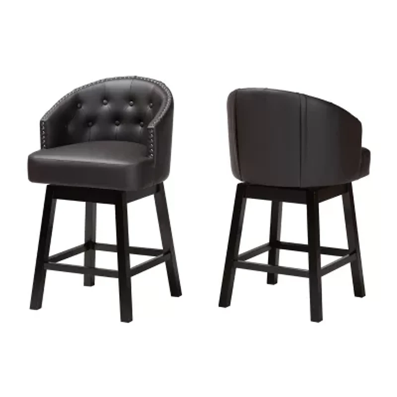 Theron 2-pc. Counter Height Bar Stool