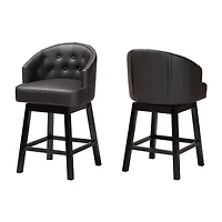 Theron 2-pc. Counter Height Bar Stool