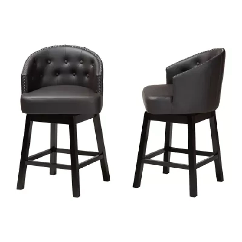 Theron 2-pc. Counter Height Bar Stool