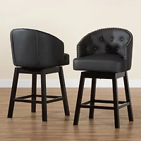 Theron 2-pc. Counter Height Bar Stool