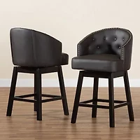 Theron 2-pc. Counter Height Bar Stool