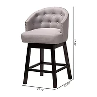 Theron 2-pc. Counter Height Bar Stool
