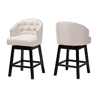 Theron 2-pc. Counter Height Bar Stool
