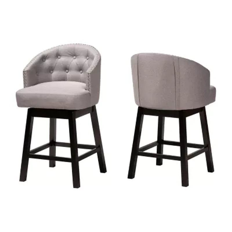 Theron 2-pc. Counter Height Bar Stool