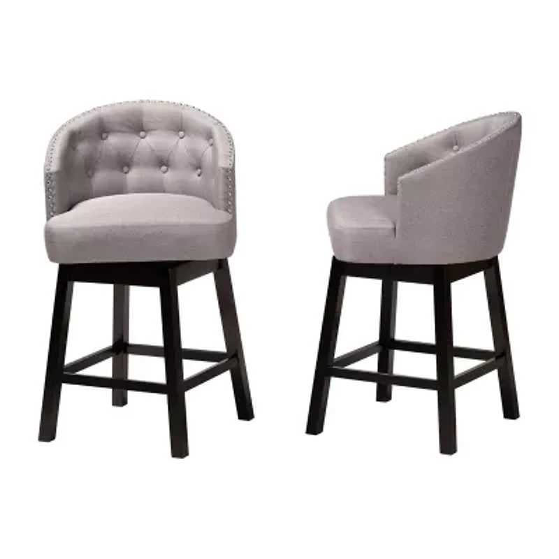 Theron 2-pc. Counter Height Bar Stool