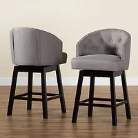 Theron 2-pc. Counter Height Bar Stool