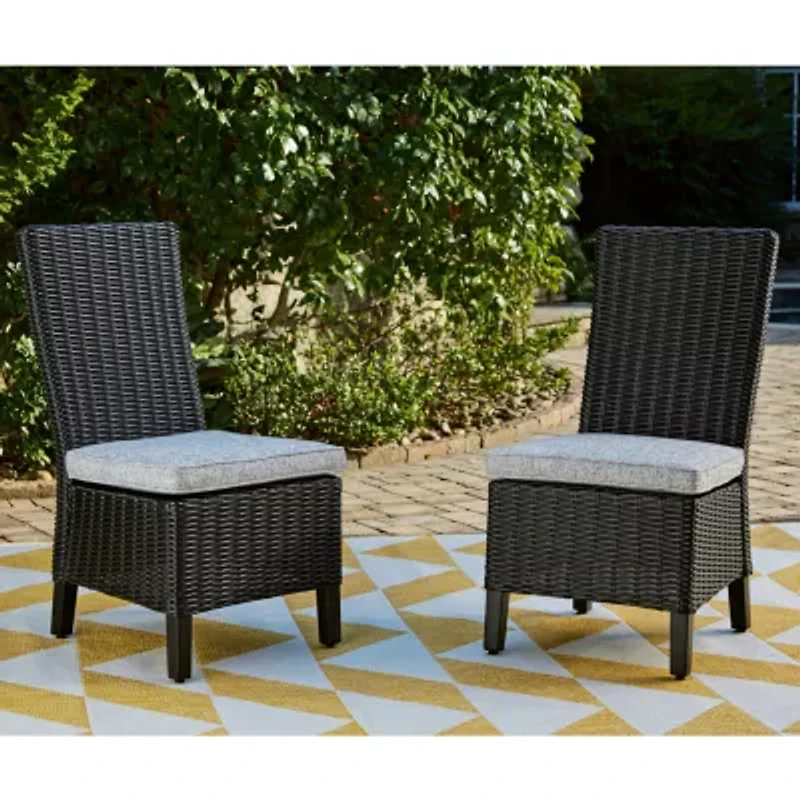 Signature Design by Ashley® Beachcroft  2-pc. Outdoor Side Chair with Nuvella Cushion

