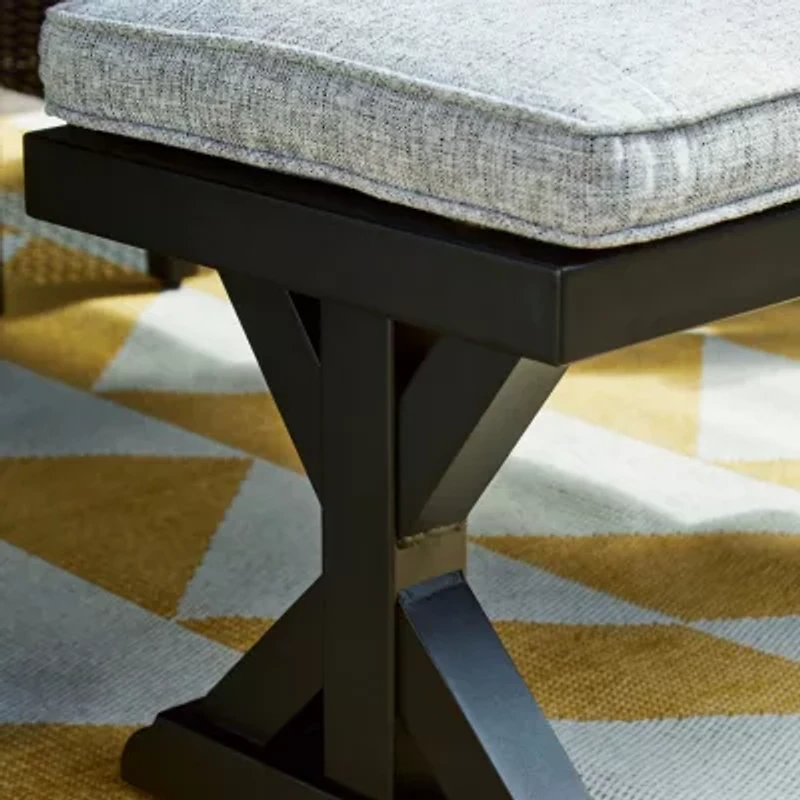 Signature Design by Ashley® Beachcroft Outdoor Bench with Nuvella Cushion
