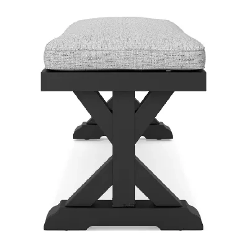 Signature Design by Ashley® Beachcroft Outdoor Bench with Nuvella Cushion
