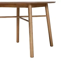 Denmark Round Wood-Top Dining Table