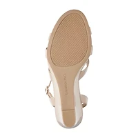 BANDOLINO Womens Adler Wedge Sandals