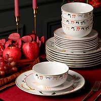 Stone + Lain Rosie 24-pc. Porcelain Dinnerware Set