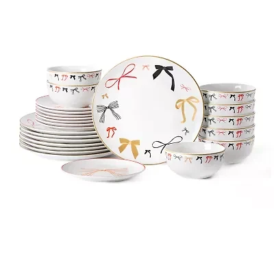 Stone + Lain Rosie 24-pc. Porcelain Dinnerware Set