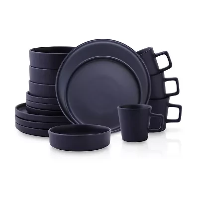 Stone + Lain Cleo 16-pc. Stoneware Dinnerware Set