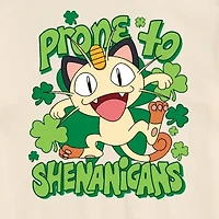 Novelty Mens Crew Neck Short Sleeve Pokemon Graphic T-Shirt