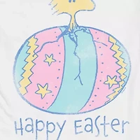 Novelty Mens Crew Neck Short Sleeve Peanuts Graphic T-Shirt