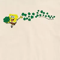 Novelty Mens Crew Neck Short Sleeve Regular Fit Spongebob Graphic T-Shirt