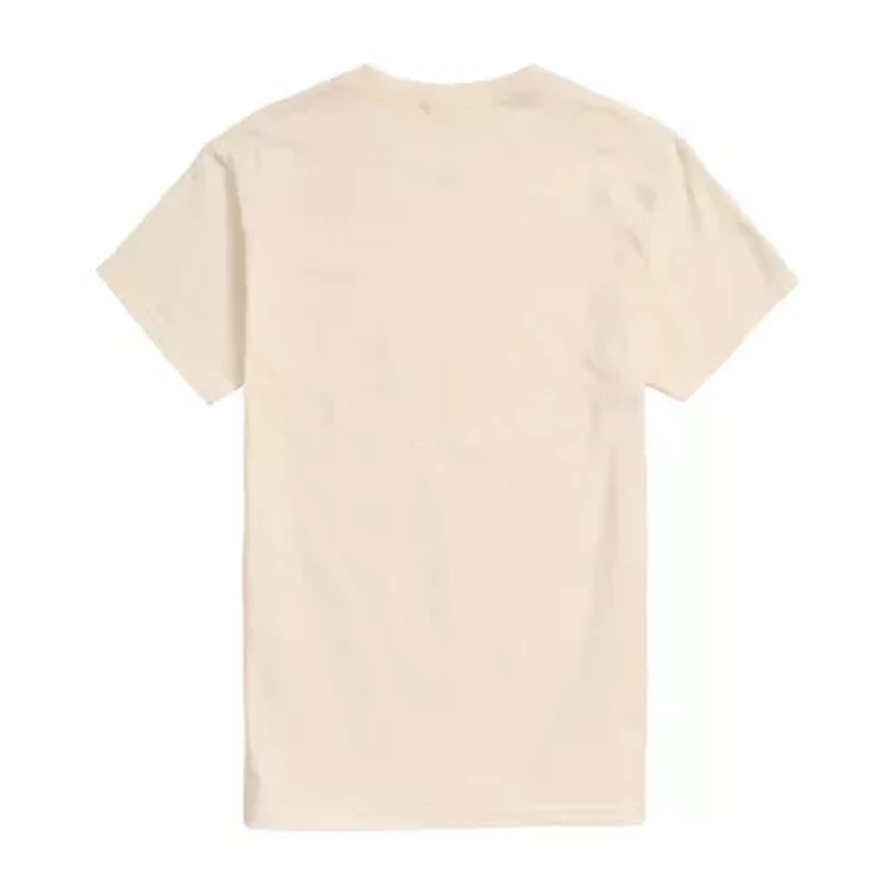 Novelty Mens Crew Neck Short Sleeve Regular Fit Snoopy Graphic T-Shirt