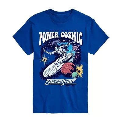 Novelty Mens Crew Neck Short Sleeve Regular Fit Marvel Graphic T-Shirt