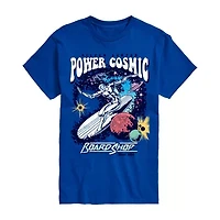 Novelty Mens Crew Neck Short Sleeve Regular Fit Marvel Graphic T-Shirt