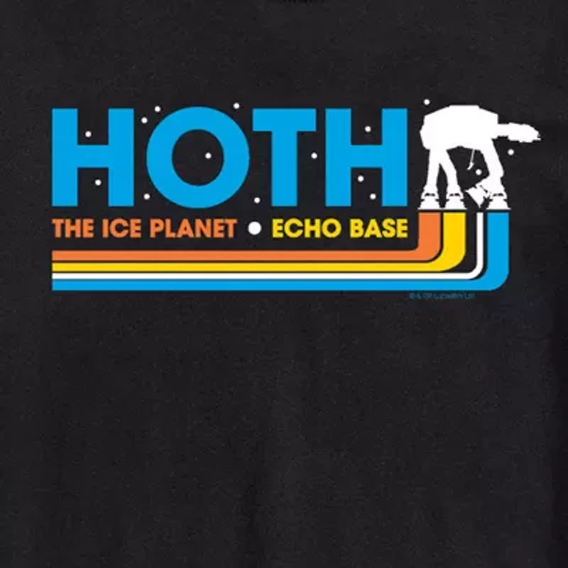 Novelty Mens Crew Neck Short Sleeve Regular Fit Star Wars Graphic T-Shirt