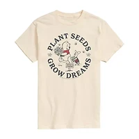 Novelty Mens Crew Neck Short Sleeve Regular Fit Winnie The Pooh Graphic T-Shirt