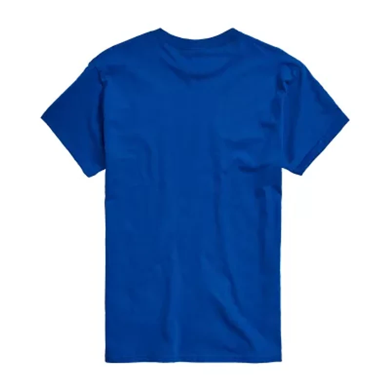 Novelty Mens Crew Neck Short Sleeve Regular Fit Snoopy Graphic T-Shirt