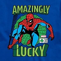 Novelty Mens Crew Neck Short Sleeve Spiderman Graphic T-Shirt