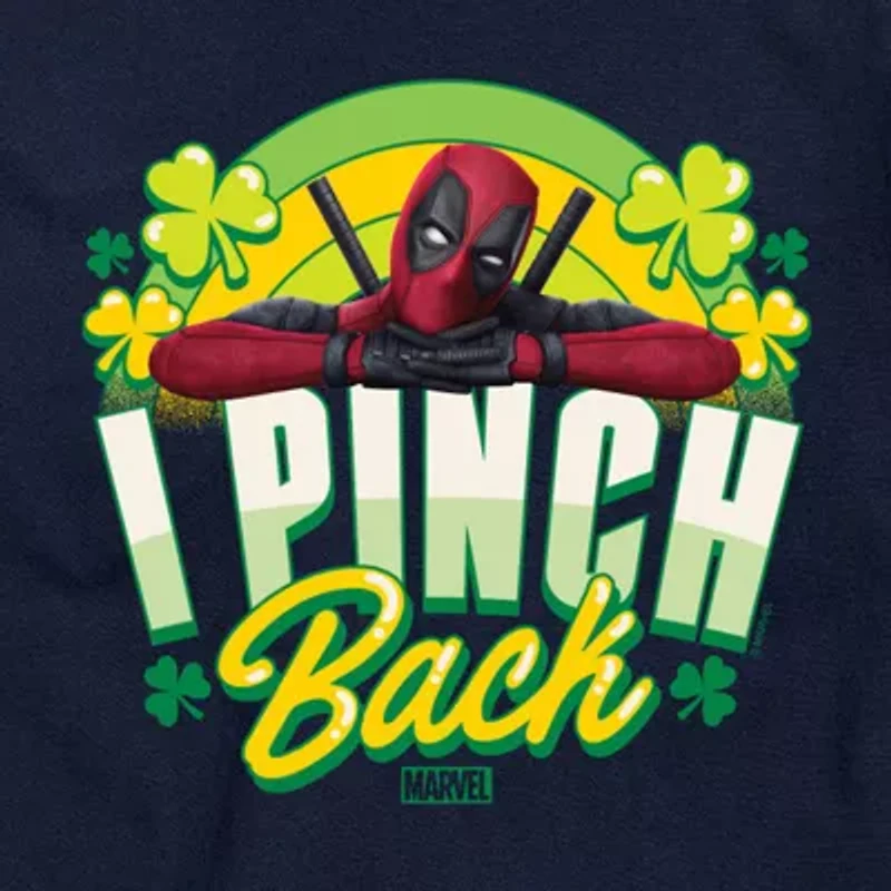 Novelty Mens Crew Neck Short Sleeve Deadpool Graphic T-Shirt