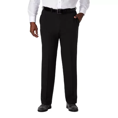 Haggar Cool 18 Pro Mens Classic Fit Big and Tall Flat Front Pant