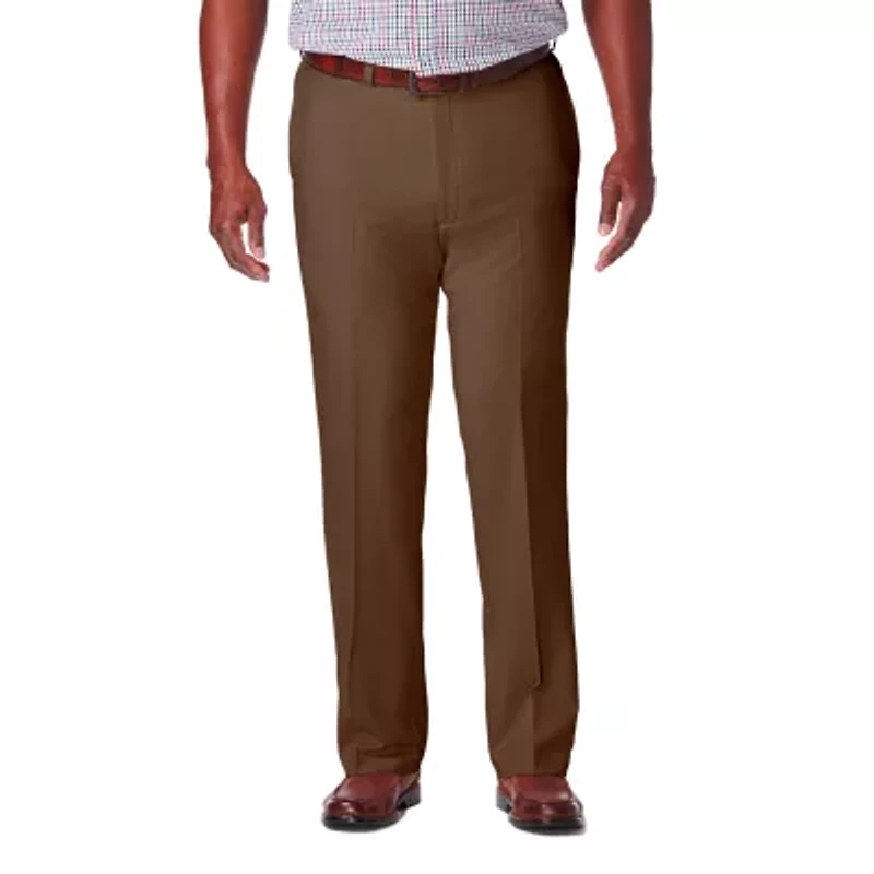Haggar Cool 18 Pro Mens Classic Fit Big and Tall Flat Front Pant