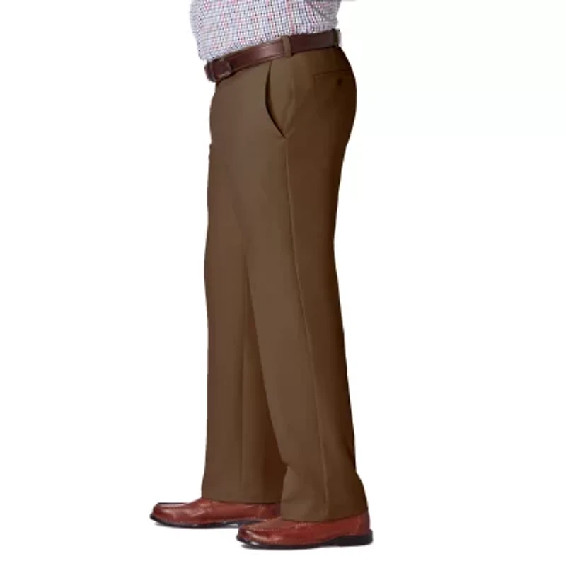 Haggar Cool 18 Pro Mens Classic Fit Big and Tall Flat Front Pant