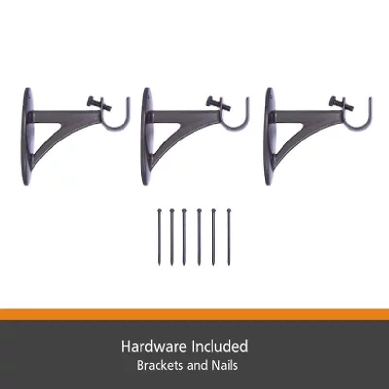 Kenney® Fast Fit™ Easy Install Finn Curtain Rod