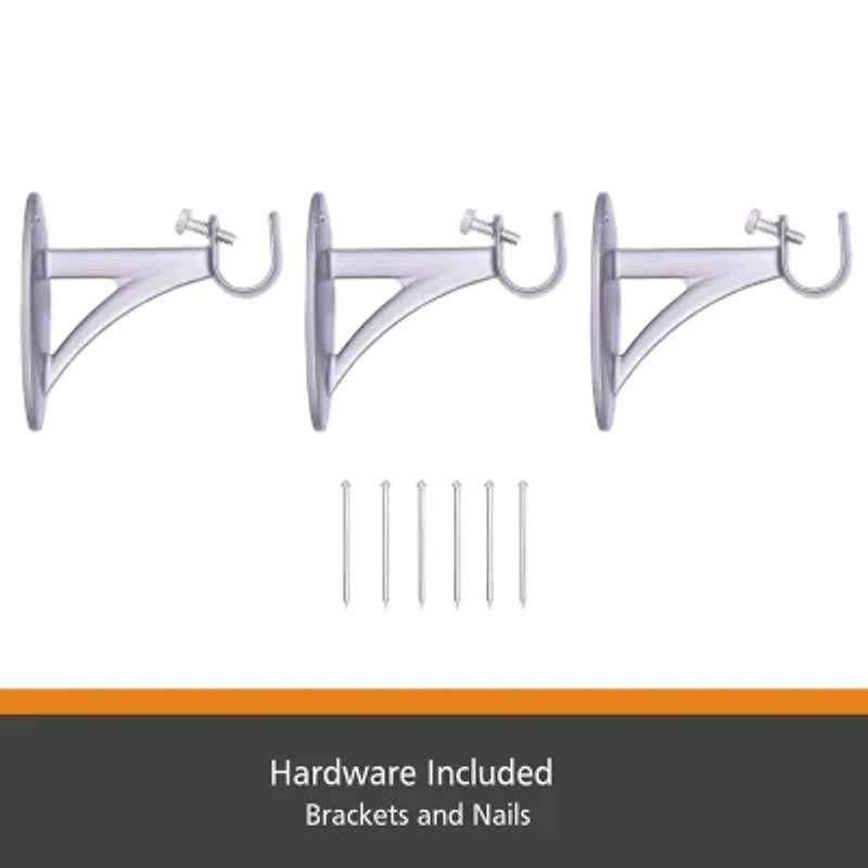 Kenney® Fast Fit™ Easy Install Milton Curtain Rod