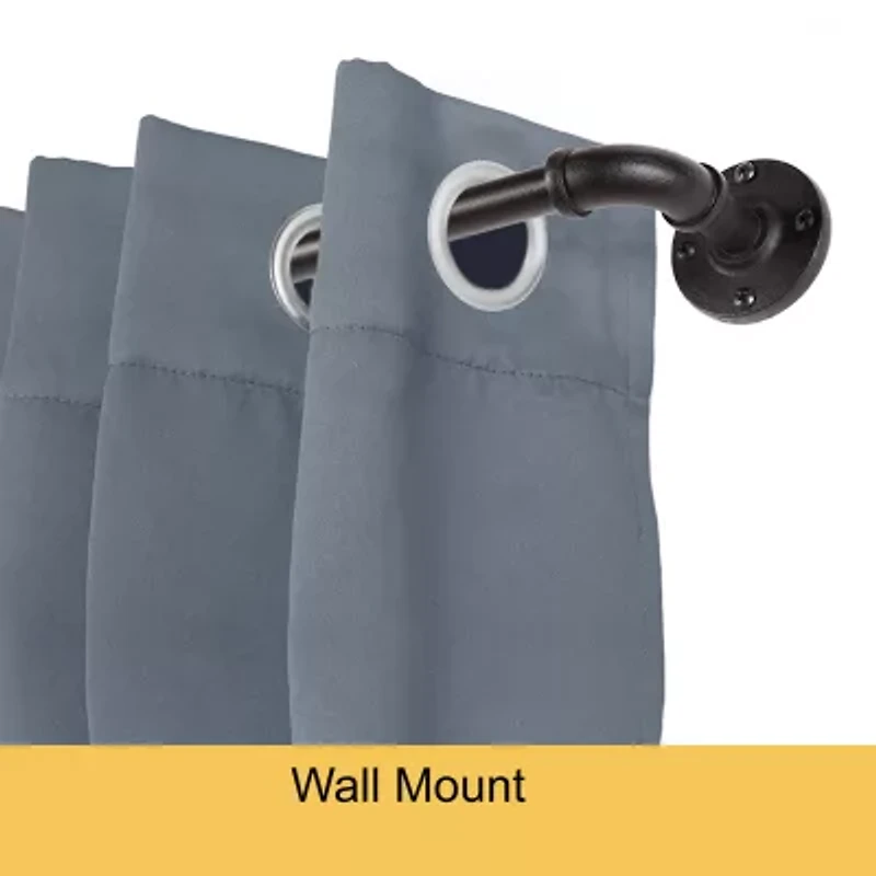 Kenney Adler Indoor/Outdoor Wrap Around 5/8 Adjustable Curtain Rod