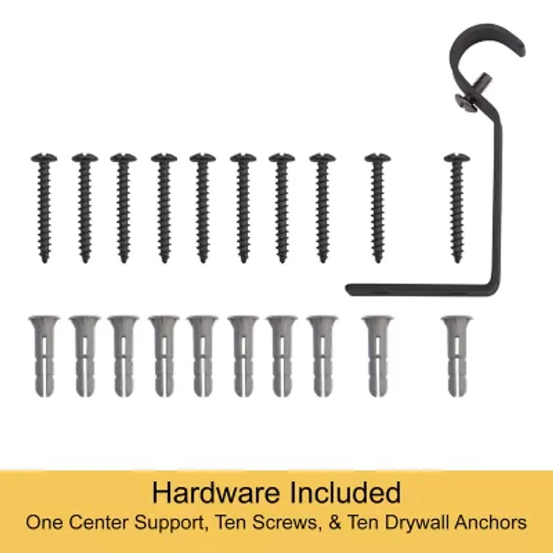 Kenney Adler Indoor/Outdoor Wrap Around 5/8 Adjustable Curtain Rod