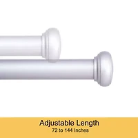 Kenney Weaver Indoor/Outdoor Rust-Resistant 1 Adjustable Curtain Rod