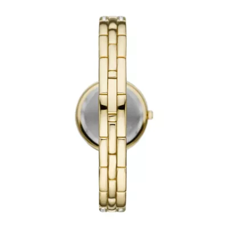 Geneva Womens Crystal Accent Gold Tone 2-pc. Watch Boxed Set Fmdjset062