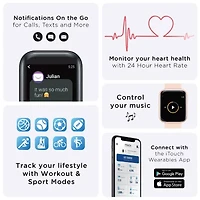 Itouch Air 3 Womens Black Smart Watch 500009b-0-51-G02