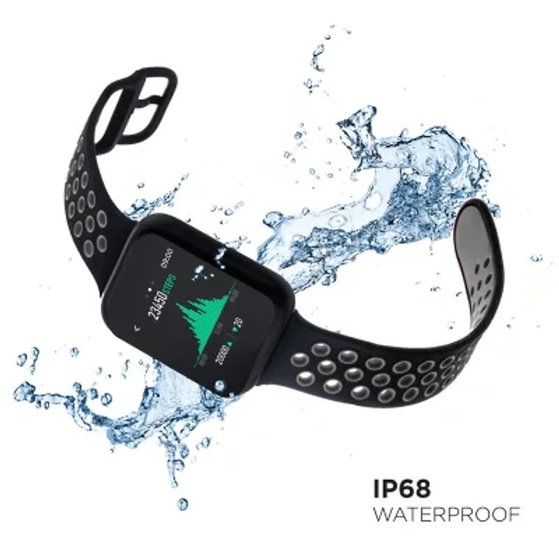 Air 3 Smart Watch Heart Rate Black/Grey Strap 44mm  500007B-4-51-G04