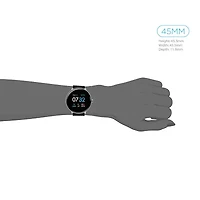 iTouch Sport 3 for Men: Silver Case with Black Strap Smartwatch (45mm) 500015S-51-B02