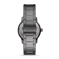 Relic By Fossil Sanger Mens Gray Stainless Steel Bracelet Watch Zr12639
