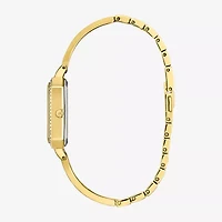 Citizen Womens Crystal Accent Gold Tone Stainless Steel Bracelet Watch Em0982-54e