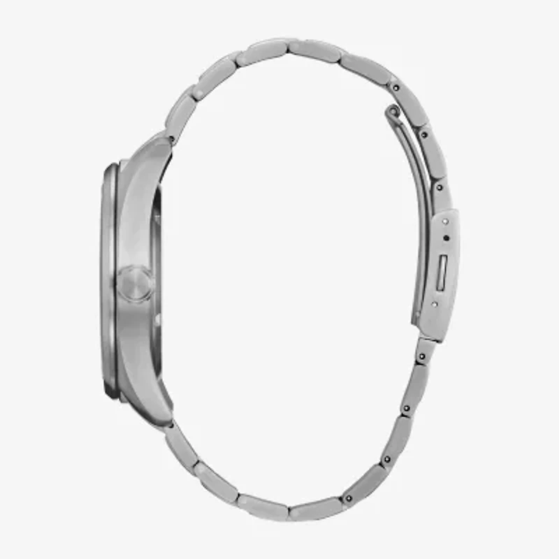 Citizen Garrison Mens Silver Tone Bracelet Watch Bm8560-53e