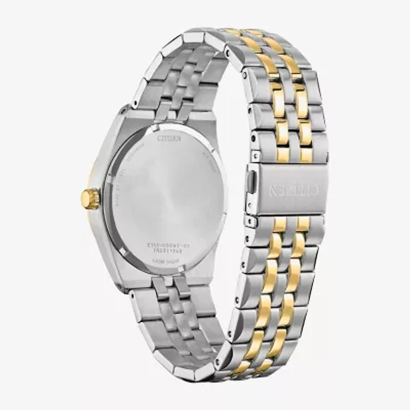 Citizen Corso Mens Two Tone Stainless Steel Bracelet Watch Bm7334-58b