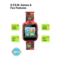 Playzoom Unisex Multi-Function Digital Black Smart Watch 500154m-2-51-R01