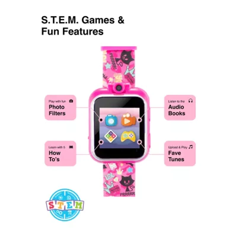 Playzoom Unisex Multi-Function Digital Pink Smart Watch 900280m-2-51-Q01