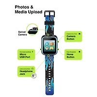 Playzoom Unisex Multi-Function Digital Blue Smart Watch 900333m-2-51-G01