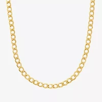 Made Italy Unisex Adult 18 - 22 Inch 10K Gold Link Necklace